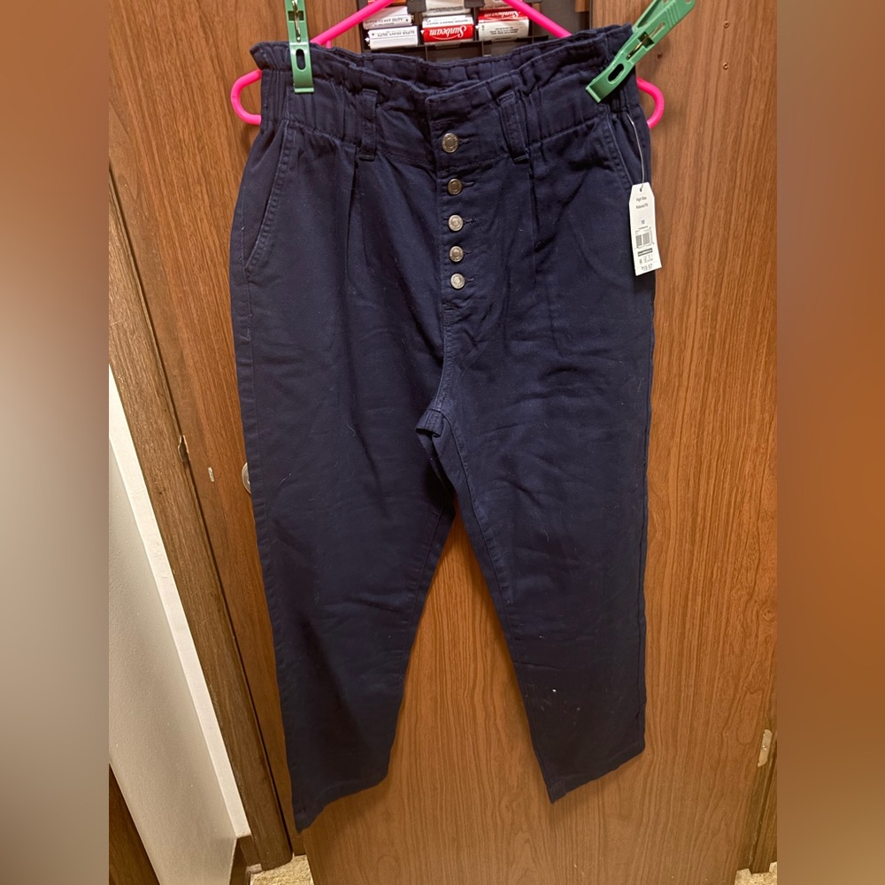 Women’s Time and Tru High Rise Paperbag Pants